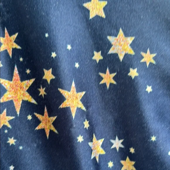 Starry Blue romper with Tie Detail - Picture 5 of 8